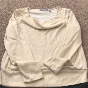 Shimmery gold sweater